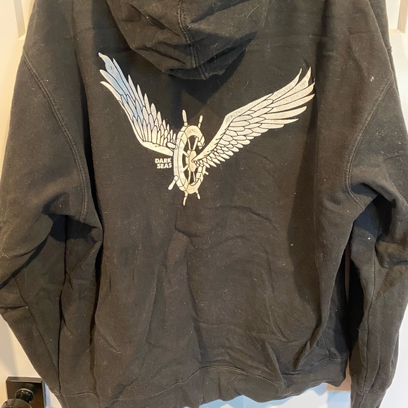Black dark seas hoodie size L - Picture 4 of 4